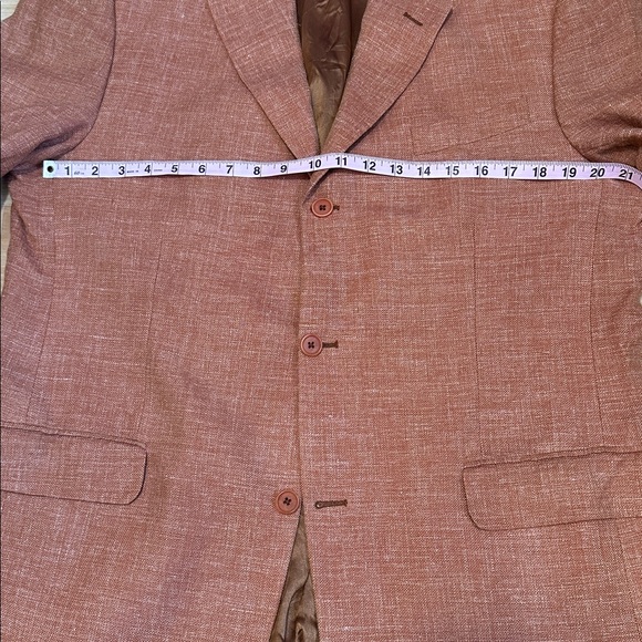 Vintage Bachrach Men's Rust Blazer Size 34-36 - Picture 10 of 11